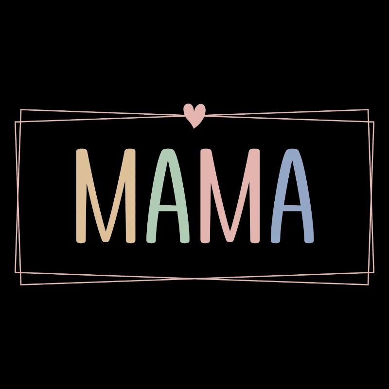 Für Mütter zur Geburt oder Muttertag Pastell Mama