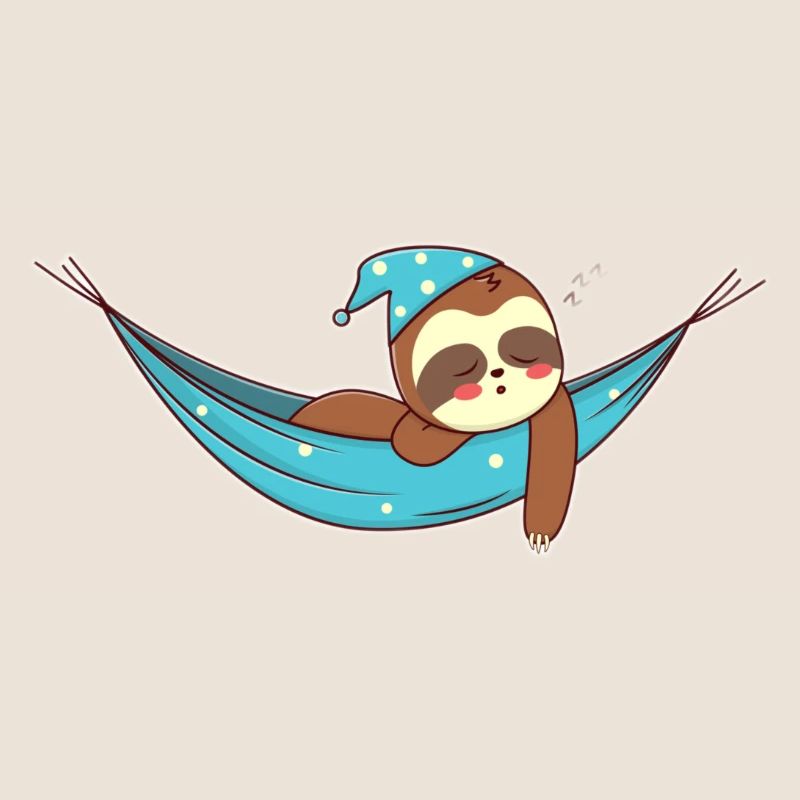 Sleeping Sloth Cute Cute Sloth Gift Idea