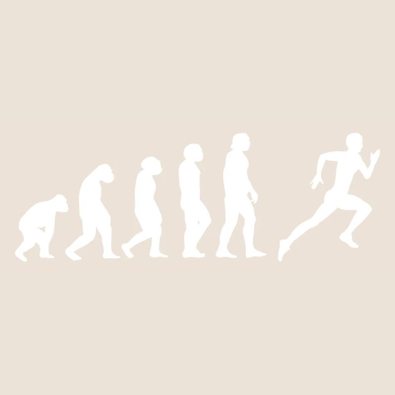 Evolution Marathonläufer