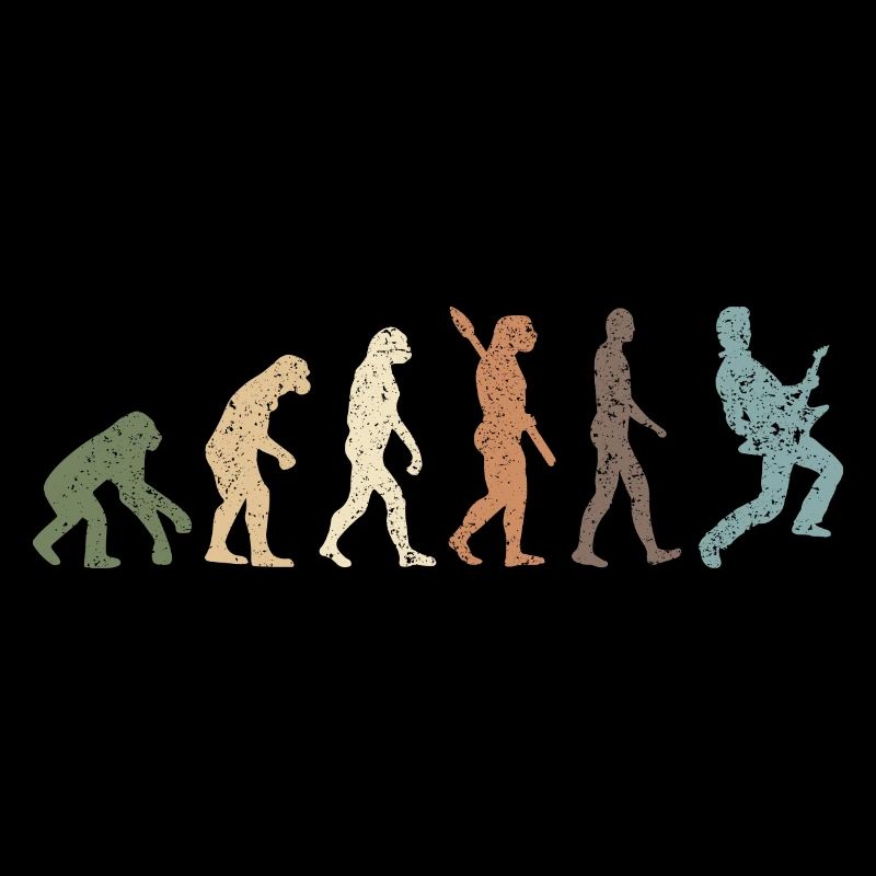 Drôle d’évolution rétro de la guitare électrique Man