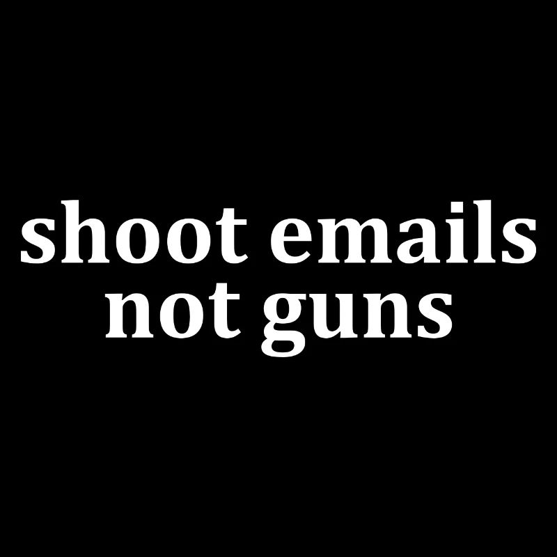 Tirez sur des e-mails et non sur des armes à feu contre la violence