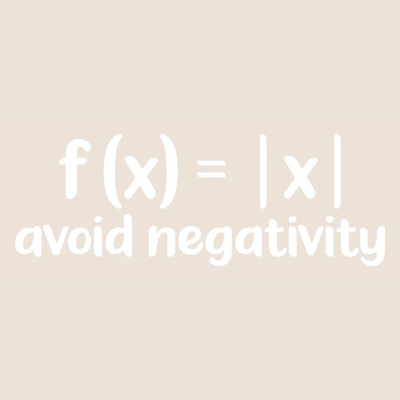 Avoid Negativity Math Equation Motivation