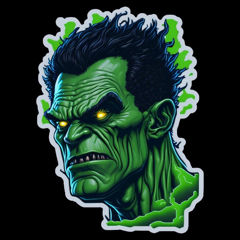 Monstre vert d’Halloween 4