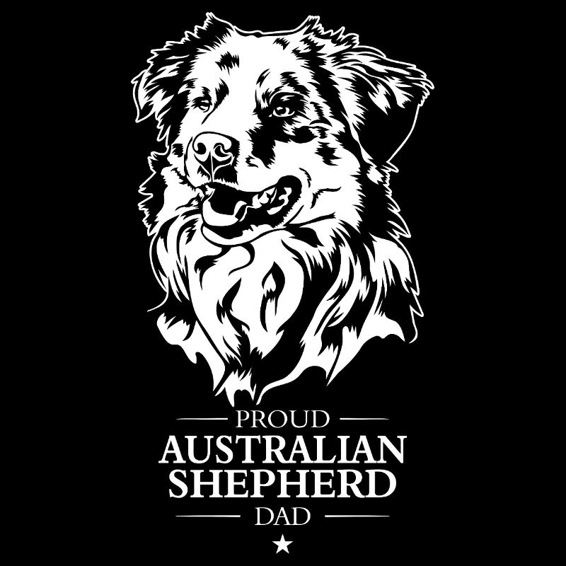 Australian Shepherd Dad Hunde Hütehunde Wilsigns