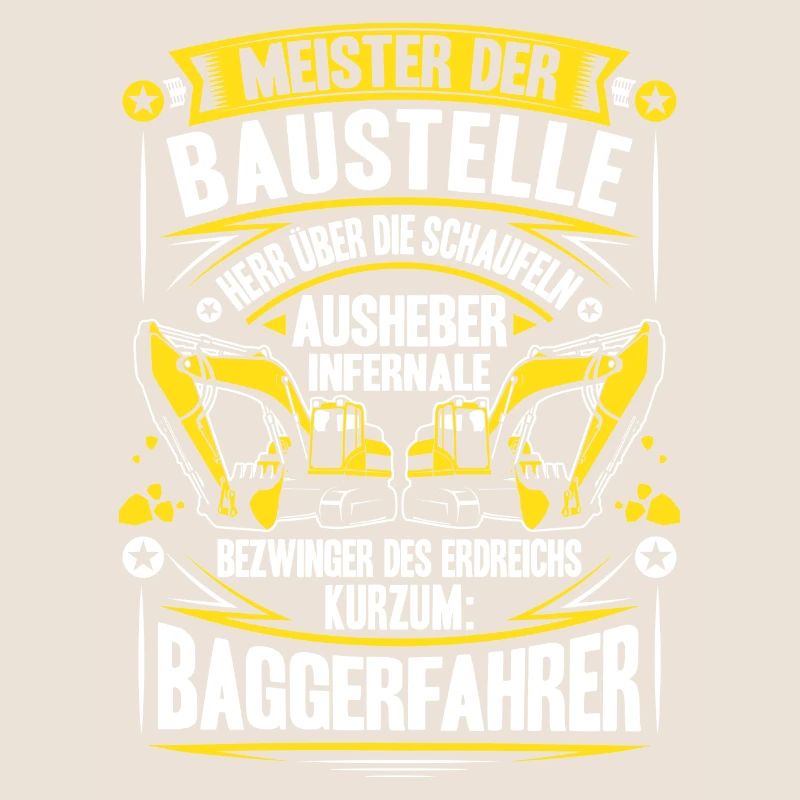Baggerfahrer Baggerführer Baugeräteführer Bagger