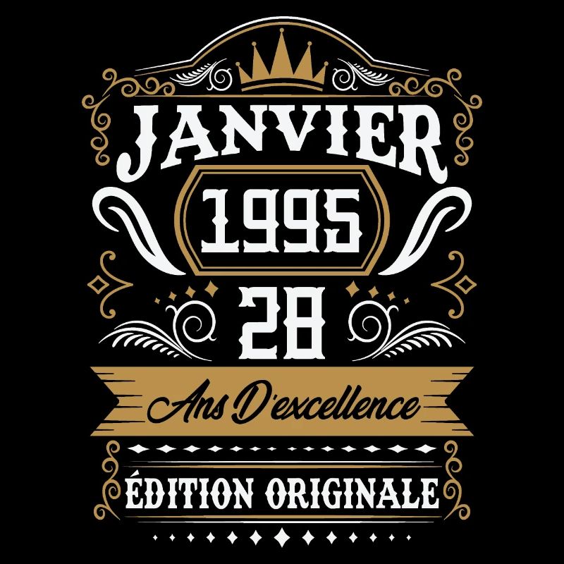 Janvier 1995 28 Ans Rétro Cadeau D'anniversaire