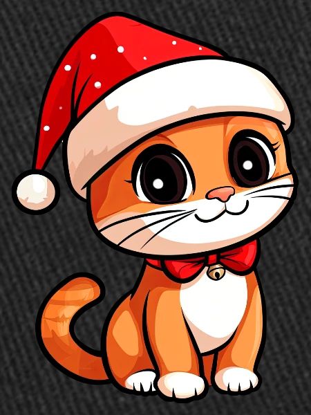 Chaton de Noël