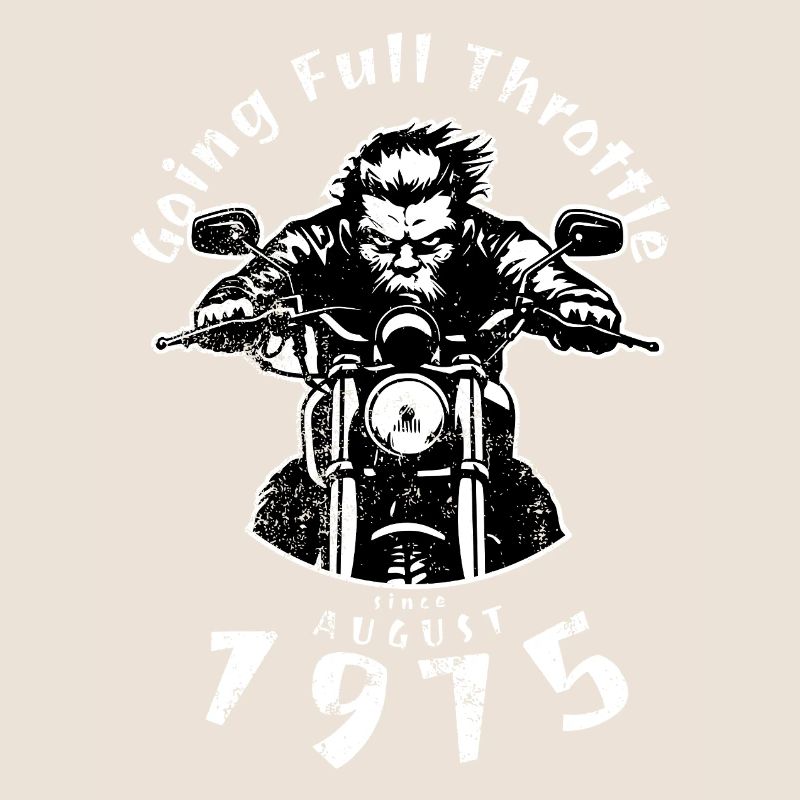 50. Geburtstag Going Full Throttle Since 08/1975