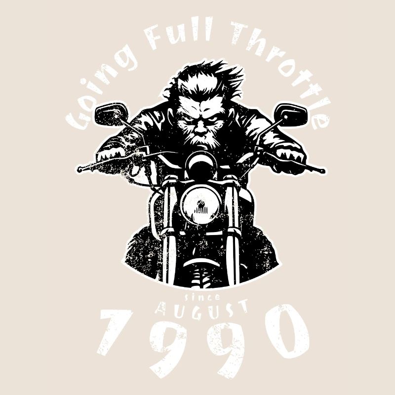 35. Geburtstag Going Full Throttle Since 08/1990