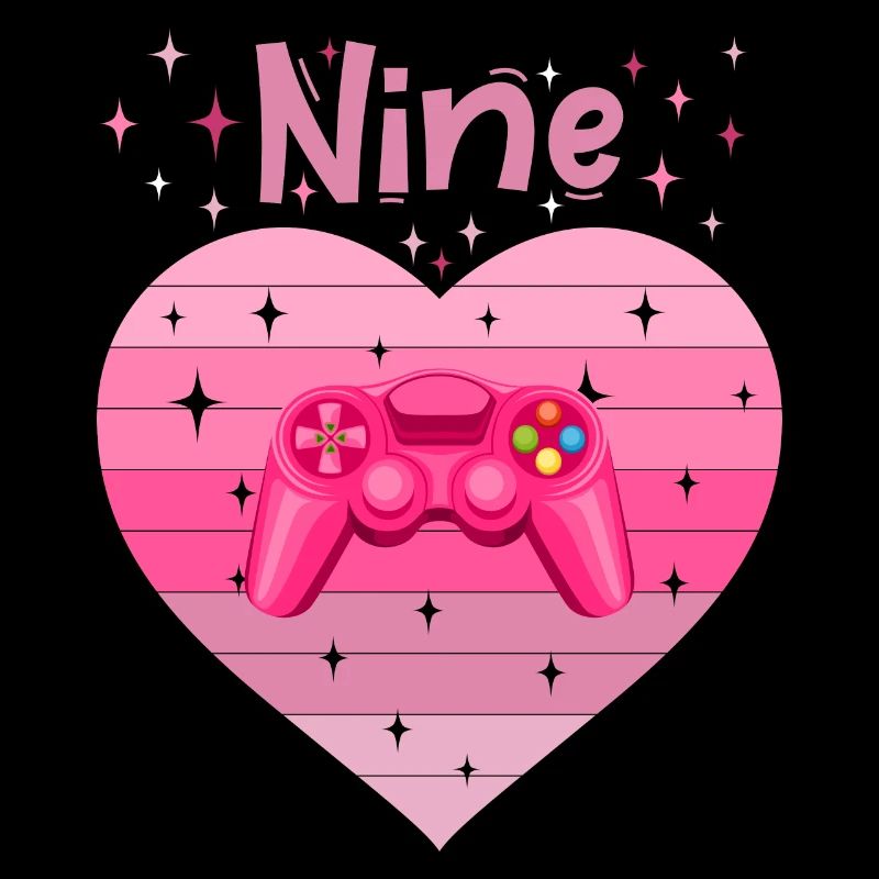 Mädchen Tochter 9. Geburstag Gaming Controller