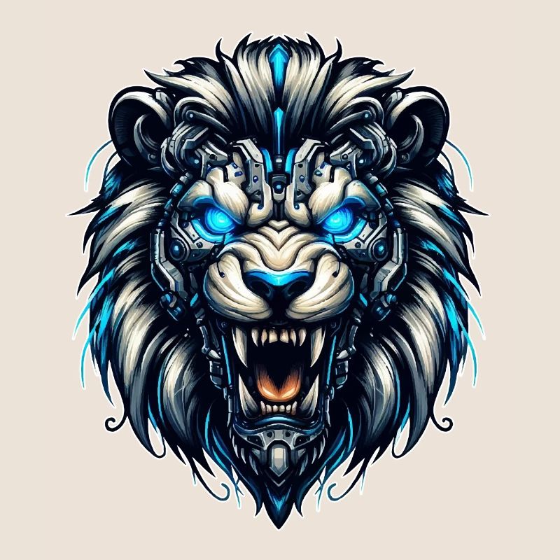 Lion Cyborg Robot cadeau