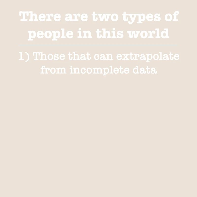 Extrapolate Data people