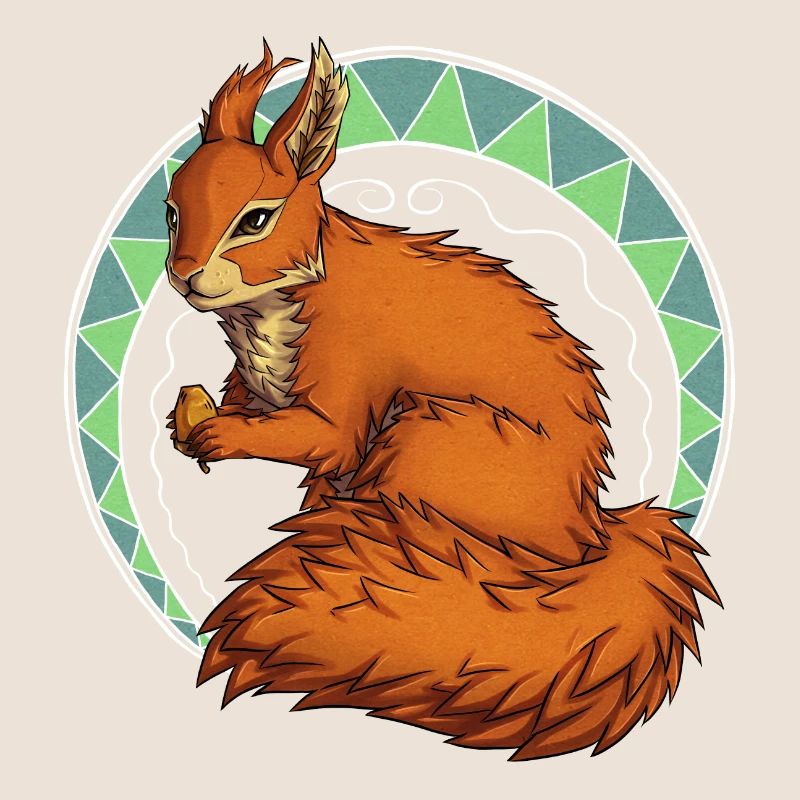 Red squirrel pattern