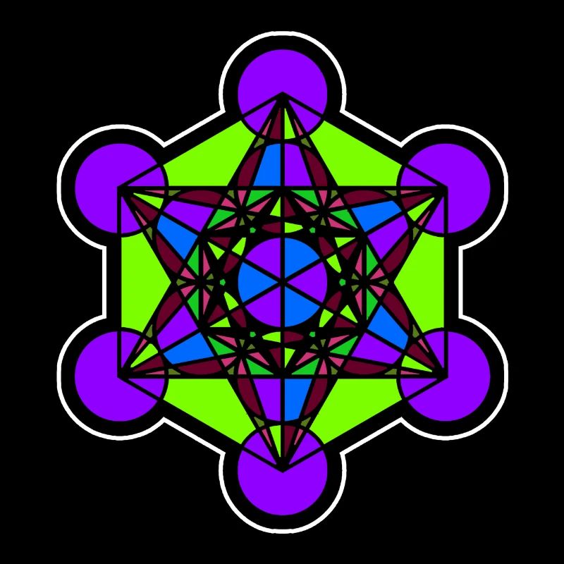 Metatron Cube - Géométrie sacrée - Goa - Cadeau