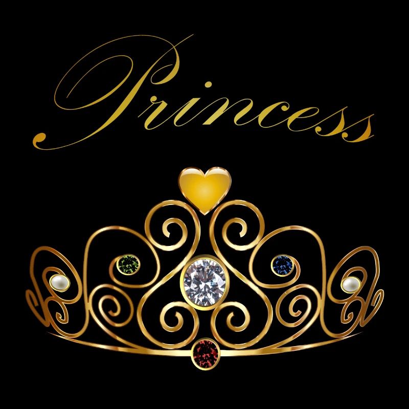 Perles princesse reine couronne doré diadème