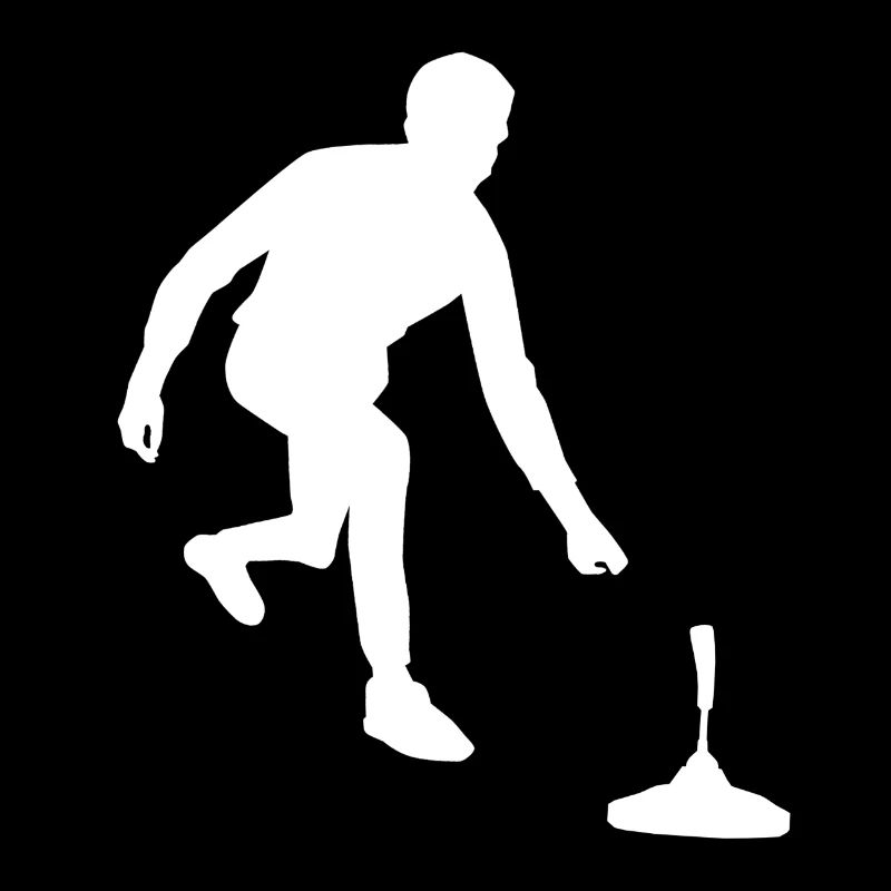 Stockschießen Eisstockschießen Eisstock Silhouette