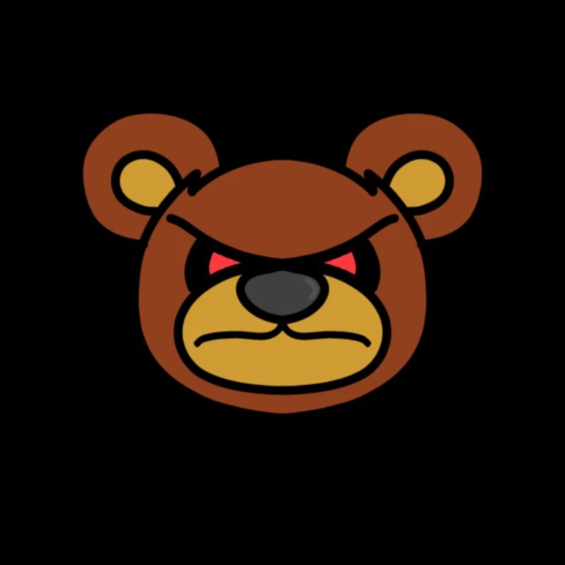 Wütender Teddybär