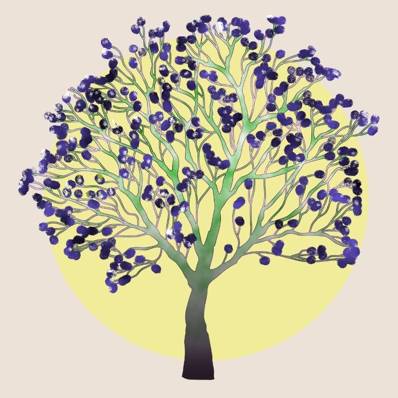 Tree, purple