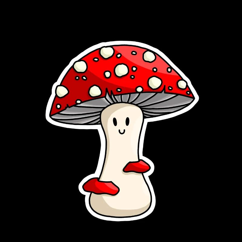 Joyeux crapaud rouge