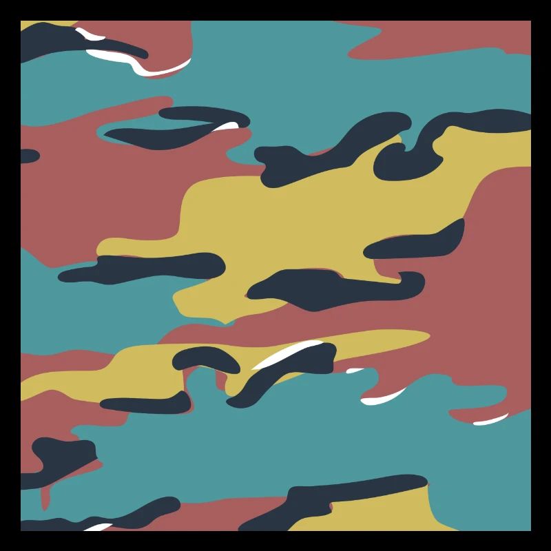 Belgian jigsaw camouflage texture