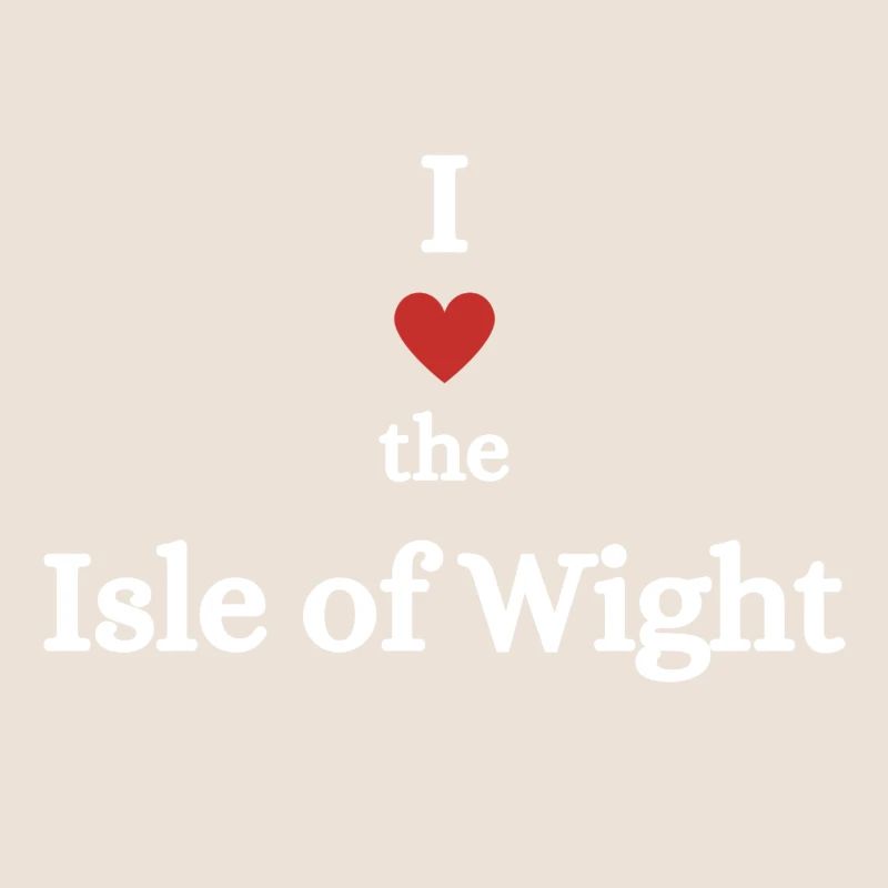 J'aime le cœur classique de l'île de Wight - Islander