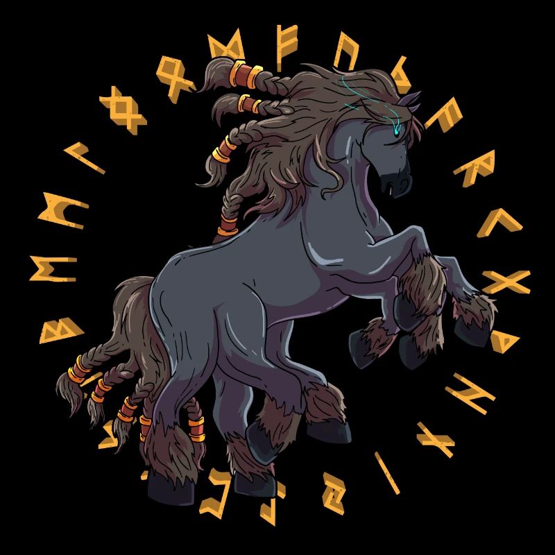 Sleipnir Das Pferd von Odin Viking