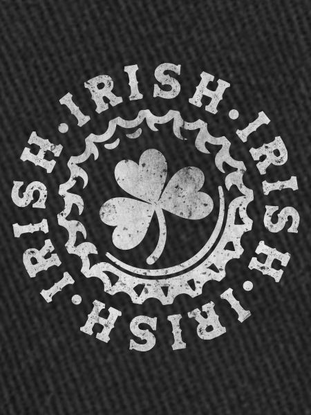Trèfle irlandais en vert