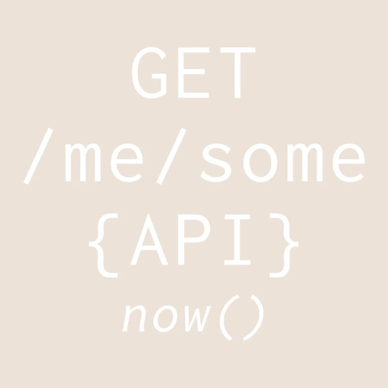 Cadeau informatique de programmation API disant