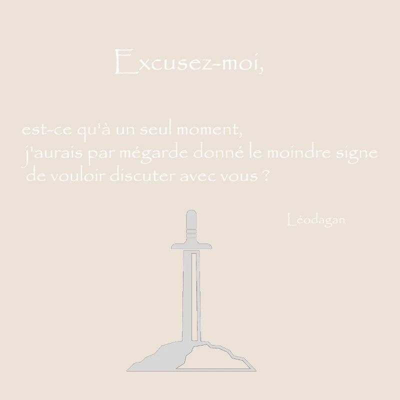 escusez moi