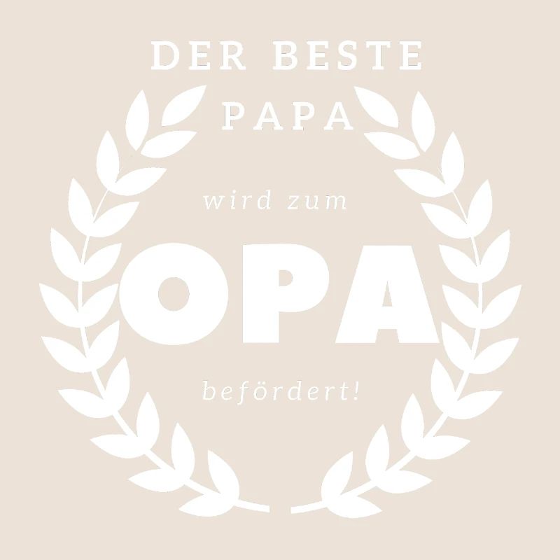Der Beste Papa wird zum Opa befördert Geschenkidee