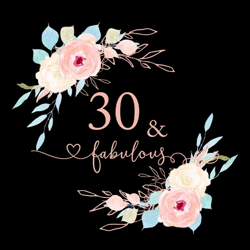 30 & Fabulous! Personalizable
