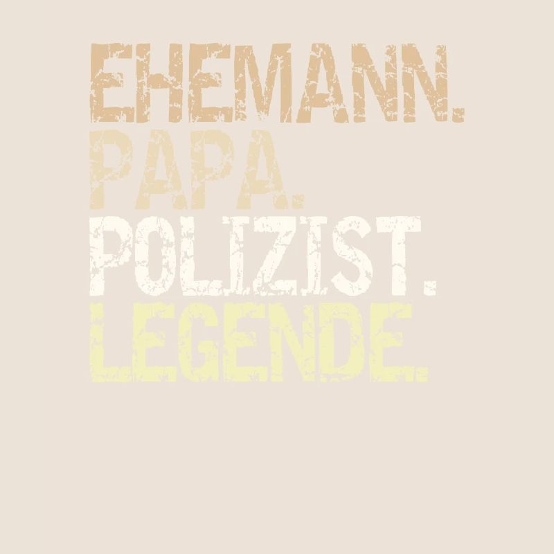 Polizei Geschenk Ehemann Papa Polizist Legende