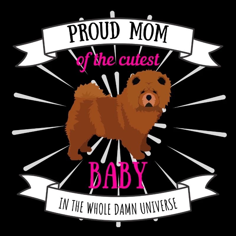 Chien mamma bébé cool proverbes chien chiot Chow chow chow