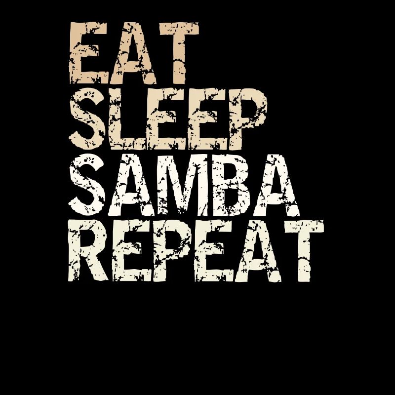 Eat Sleep Samba Repeat vintage danseur sort