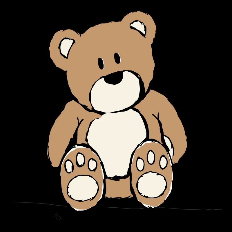 Teddy sitzend