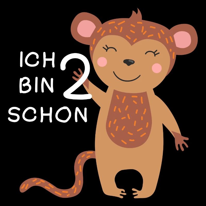 2 Geburtstag Affe