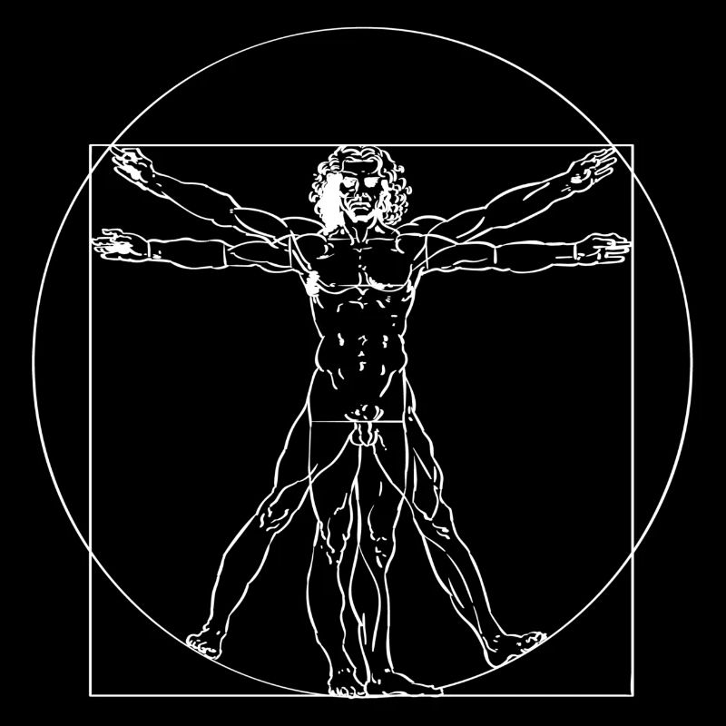 Leonardo da Vinci Vitruvianischer Mensch Mann