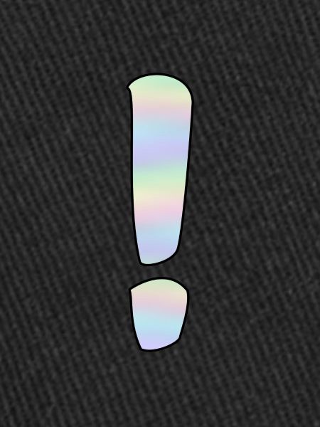 Point d’exclamation holographique