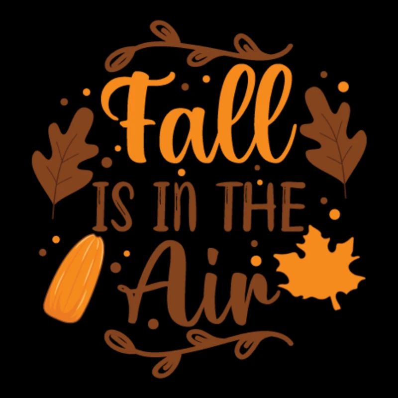 Der Herbst liegt in der Luft mit Eichelblättern