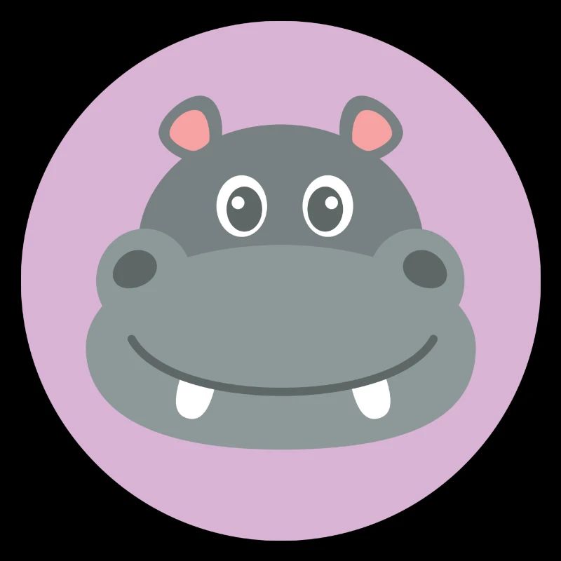 Hippo Nilpferd Kopf