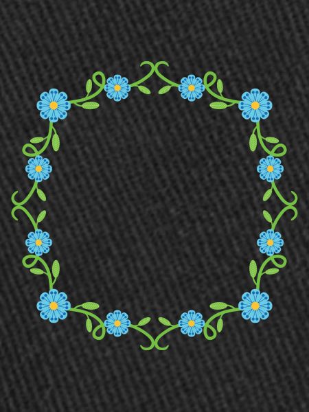 Flowers Wreath Frame