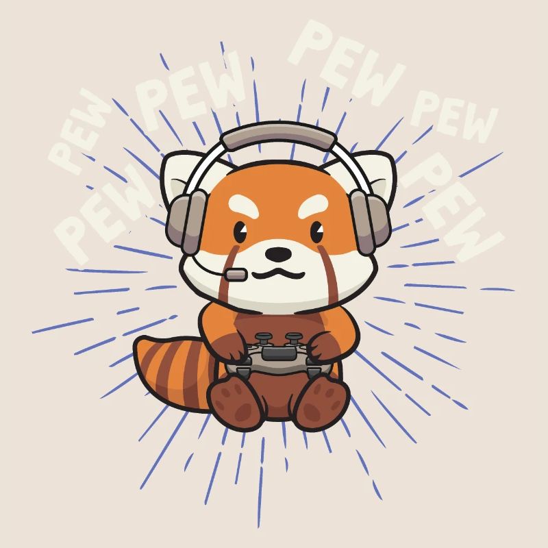 Red Panda Gamer Gaming