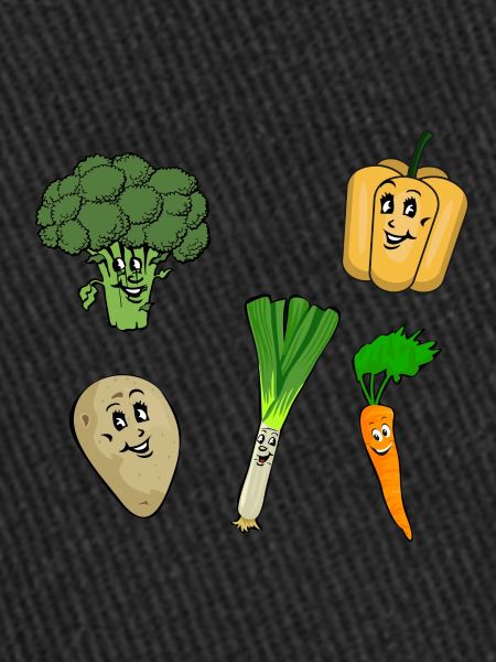 Happy vegetables