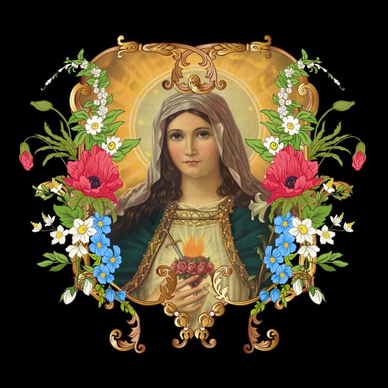Vierge Marie houx marie