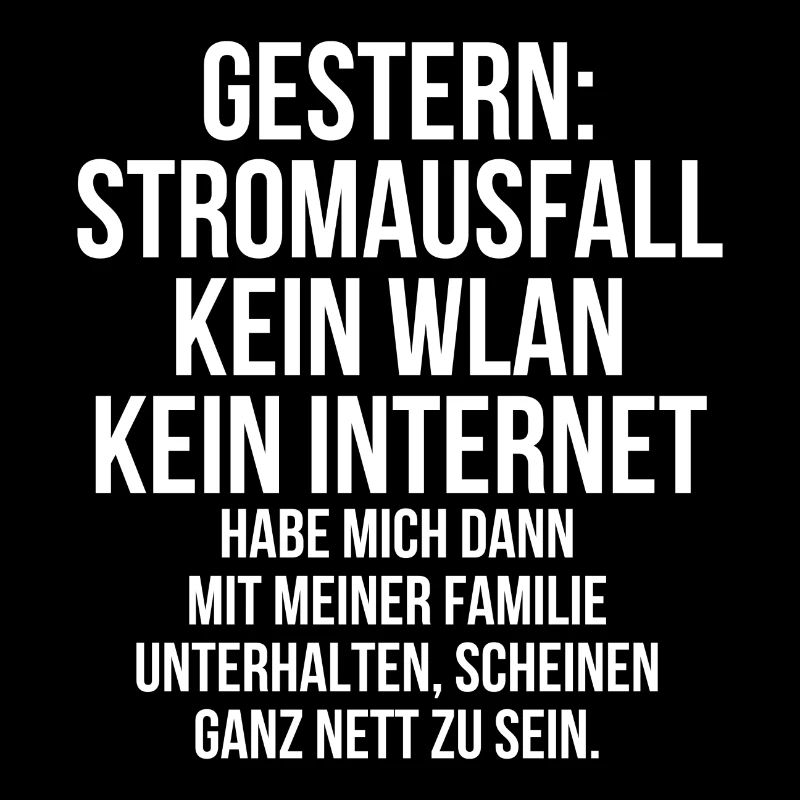 Gestern Stromausfall kein Wlan und Internet