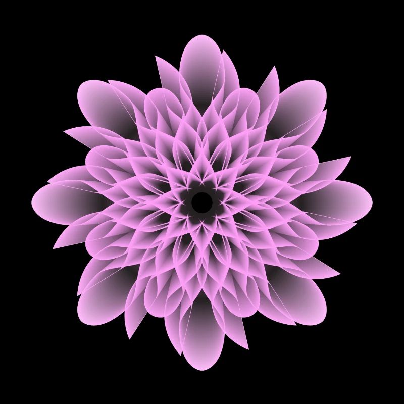 Illustration de fleurs violettes