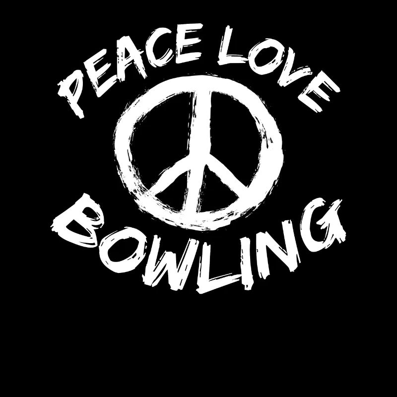 Joueur de bowling Peace Love Bowling Gift Outfit