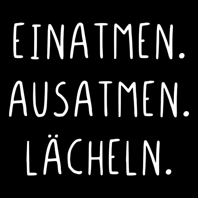 Einatmen Ausatmen Lächeln