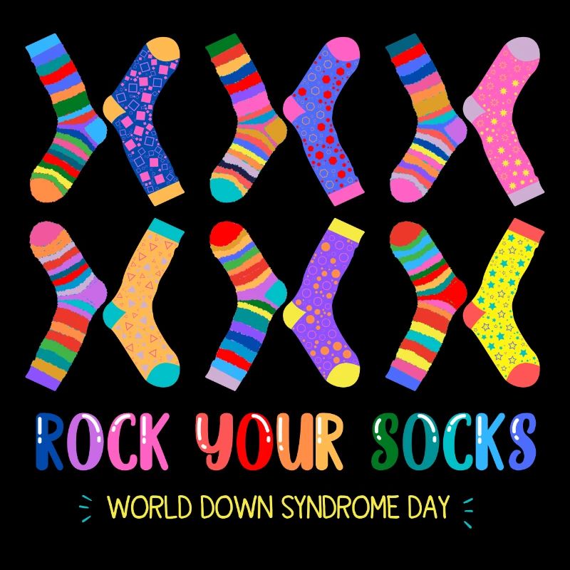 World down syndrome day socks WDSD Rock Your Socks