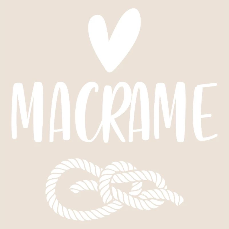 Cool Macramé Art Boho Look Cadeau Créatif